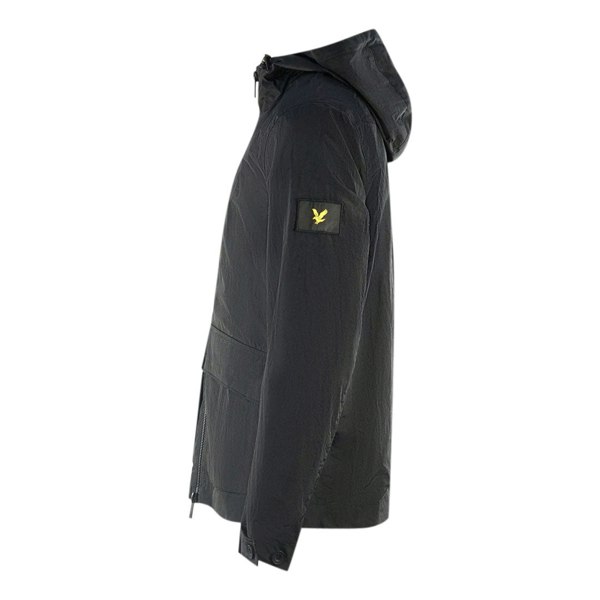 Lyle & Scott Plain Hooded Jacket - Black