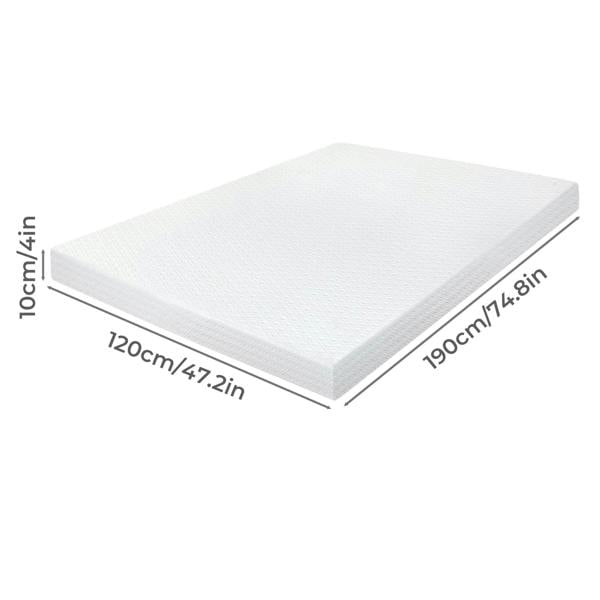 Lavio 4 Inch Memory Foam Mattress Topper Cooling Small Double Pressure Relief
