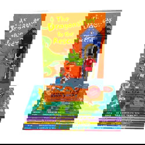 Josh Laceys 8 Book Set - The Dragonsitter Detective Trick Or Treat To The Rescue Party..