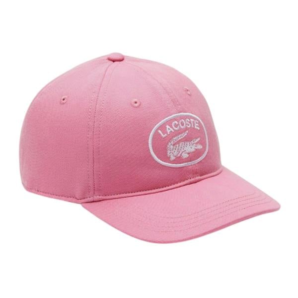 Lacoste Childrens/Kids Embroidered Logo Cap - Pink - 