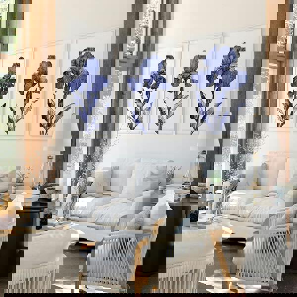 Canvas Pictures For Walls | Set of 3 Botanical Wall art Prints