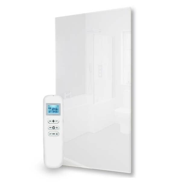 Mirrorstone Heating 700W Quartz Glass Wi-Fi Infrared Heating Panel (Available In Black or White)