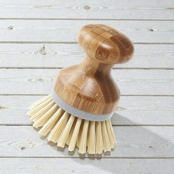 Sourdough By The Sea Natural Banneton Brush Ergonomic Palm Bamboo Bristles
