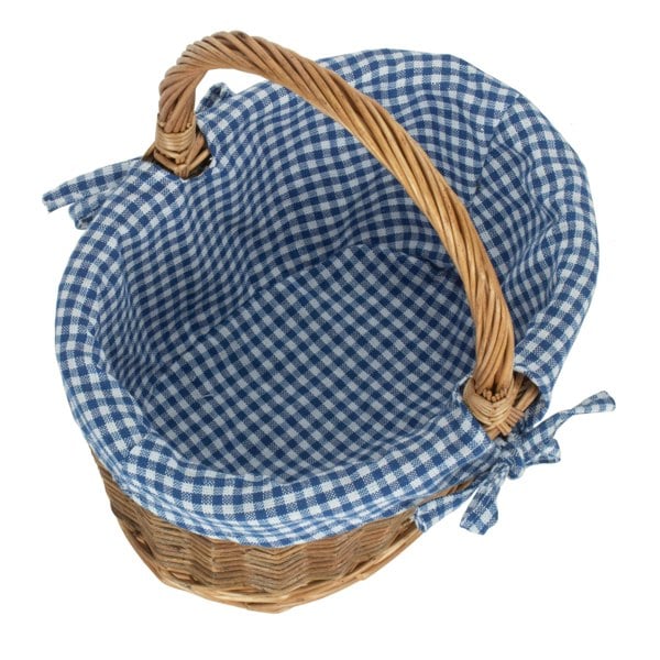 Small Country Oval Shopping Basket