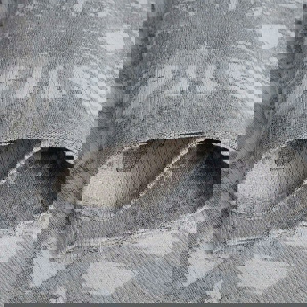 Machine Washable Flatweave Rug Geometric in Grey