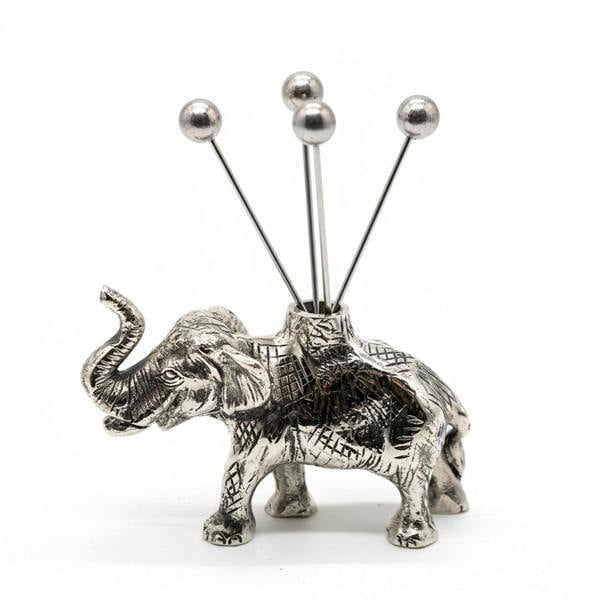 Elephant Holder with Four Picks