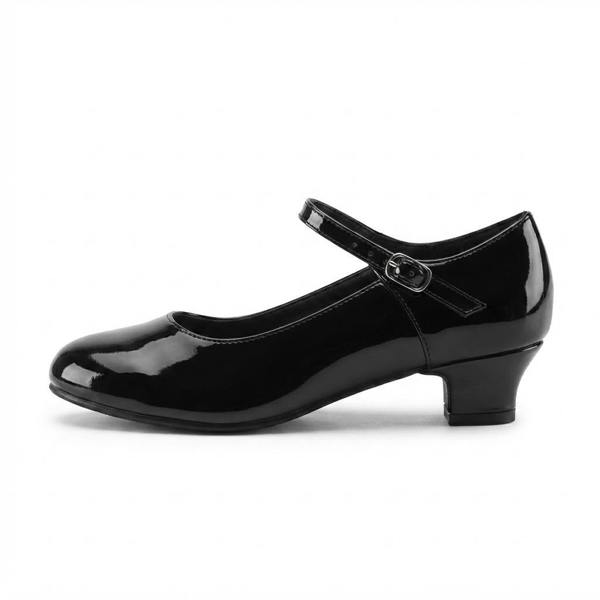 Spot On Girls Spot On Mid Heel Buckle Strap Shoe H3090