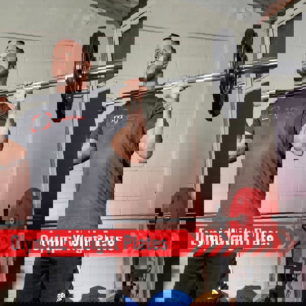 Rubber Weight Plates - 2" Black Tri Grip Olympic Pairs (1.25 - 25 kg) - Body Revolution