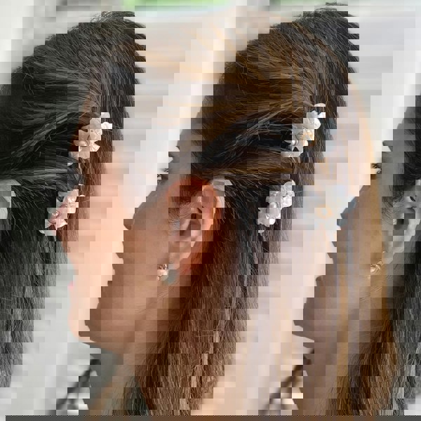 Mini Hair Claw Flower Hair Clip Set of 2