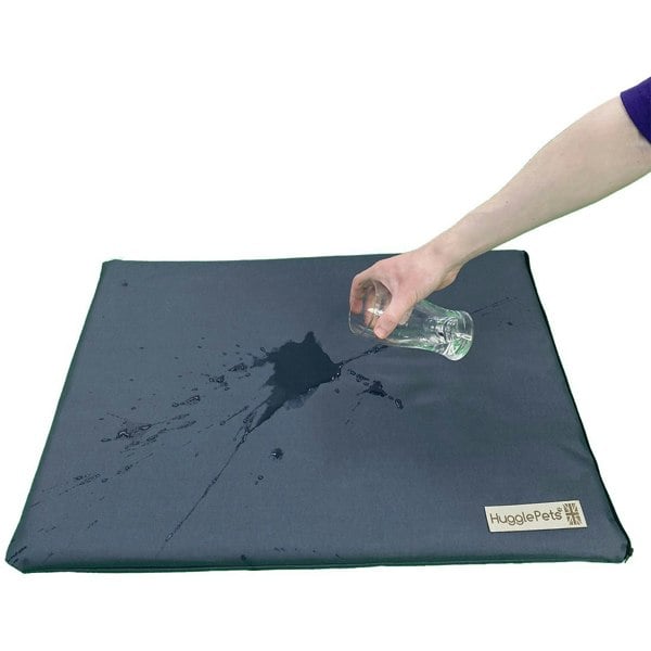 HugglePets Waterproof Dog Mat Cushion - Grey