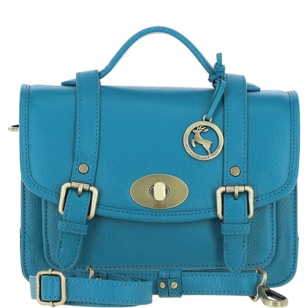 Stylish Real Leather Large Satchel Bag: y-63
