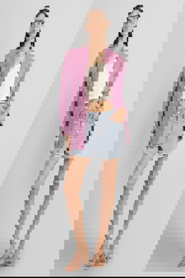 ENORSIA Womens Slim Fit Knit Jacket