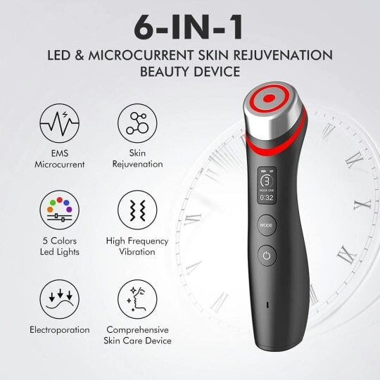 Havendro LED Anti Ageing Pen Therapy Age-R Booster 6-in-1 Care Skin Rejuvenation Device