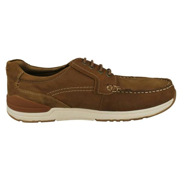 Hush Puppies Mens Hush Puppies Lace Up Boat Shoes Flynn Boat Shoe