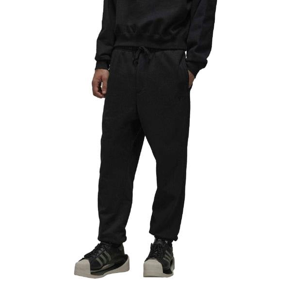 Y-3 Mens Brushed Terry Jogging Bottoms - Black - 