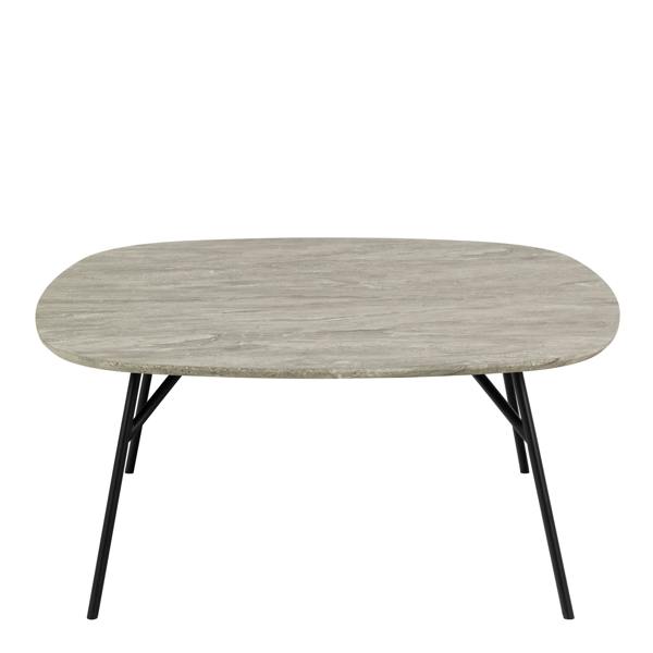 Wyld Haus Rosefern Grey Marble Effect Coffee Table