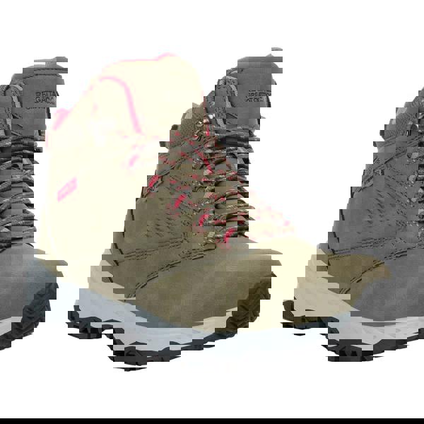 Regatta Womens/Ladies Amble Walking Boots - Four Leaf Clover/Pop Pink - 