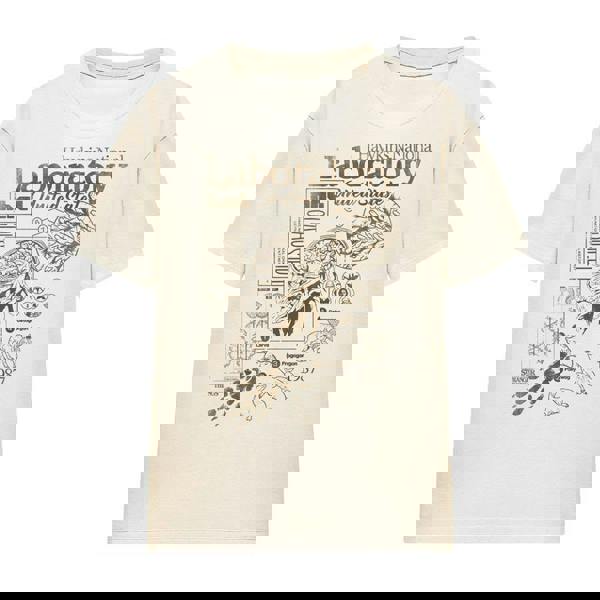 Stranger Things Womens/Ladies Hawkins Lab Mono T-Shirt - Natural - 