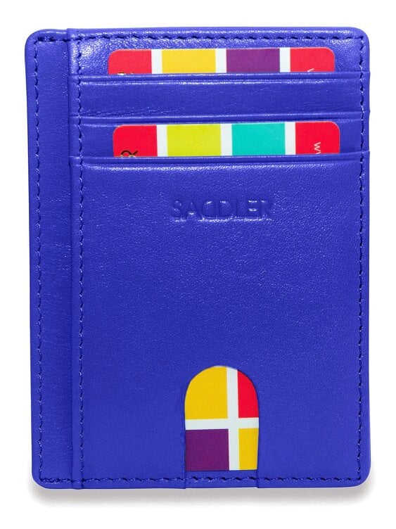SADDLER Slim Leather Card Holder "Stella" – Handmade by Saddler |Gift Boxed