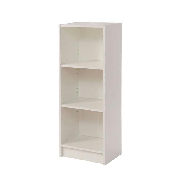 Timber Art Design 3 Tier Medium Narrow Bookcase Shelving Unit Living Room Office Bedroom