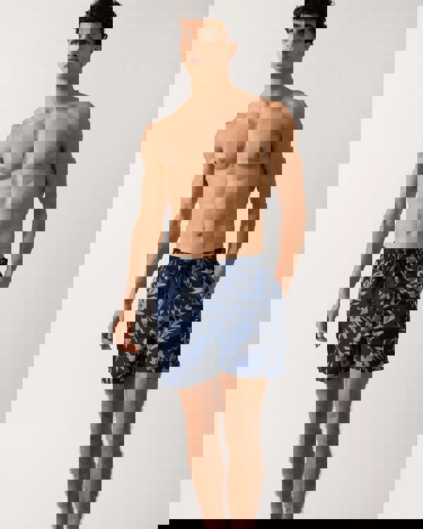 Tommy Hilfiger Medium Drawstring Leaf Print Mens Swim Shorts