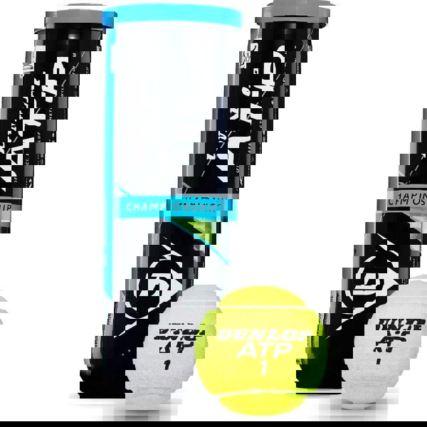 Dunlop ATP Championship Tennis Balls (Pack of 3) - Yellow