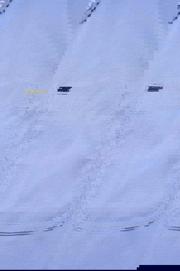 ENORSIA Men Button Down Collar Long Sleeve Shirt