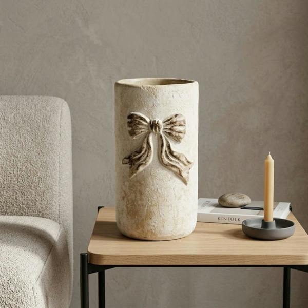 Garden Greatness Relica Bow Motif Decorative Vase
