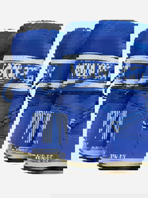 Moon Boot Baby Icon Mini Nylon Snow Boots in Blue