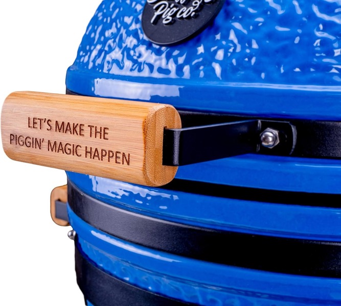 The Snaffling Pig Co Mini Pig Bluey 13" Kamado Egg Grill BBQ