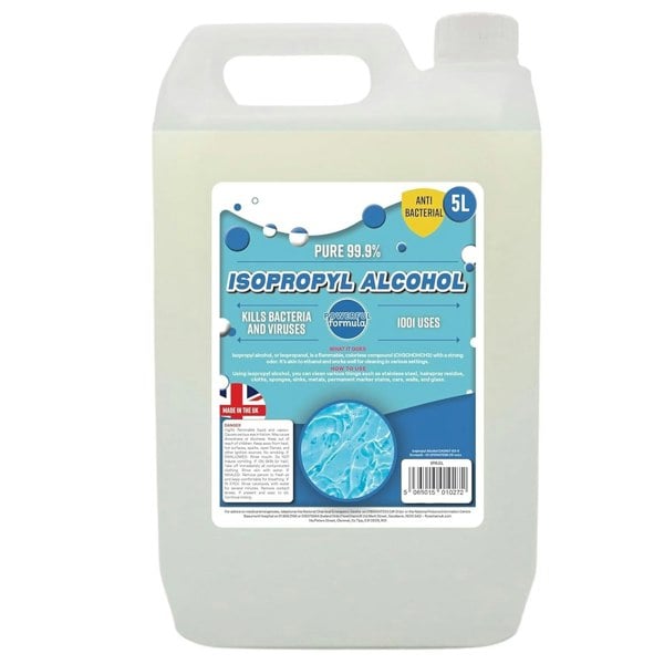 1 x 5 Litre Strong Isopropyl IPA Disinfectant Cleaner Suitable for Electronics, Glass & Paint