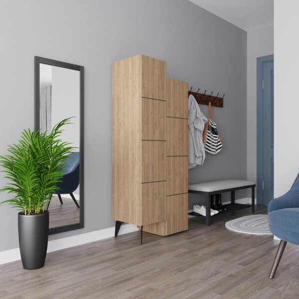 Decortie Stair Modern Storage Cabinet Multipurpose