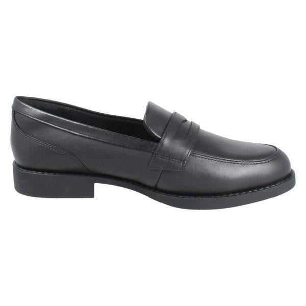 Clarks Girls Clarks Penny Loafer School Shoes Tapa Edge