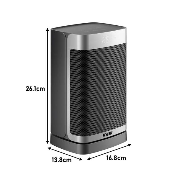 Mylek Space Heater, Oscillating Electric PTC Ceramic Heater 1500W