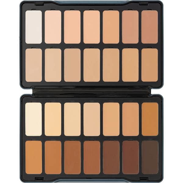Kryolan Digital Complexion Cream Foundation Palette 28 Colors - Digital 1