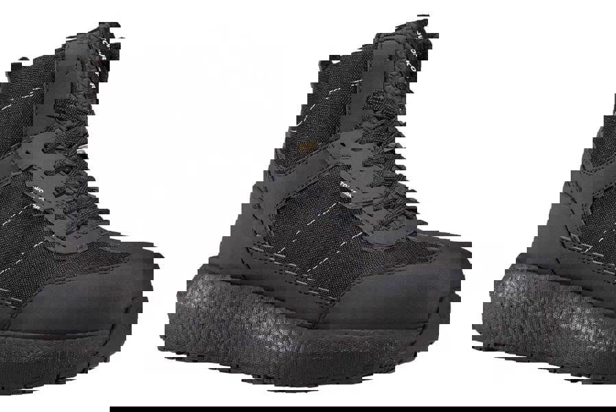 TOWORKFOR Zero All Mens/Womens Composite S1P Safety Boots, black high-top safety footwear with durable construction and anti-slip sole.