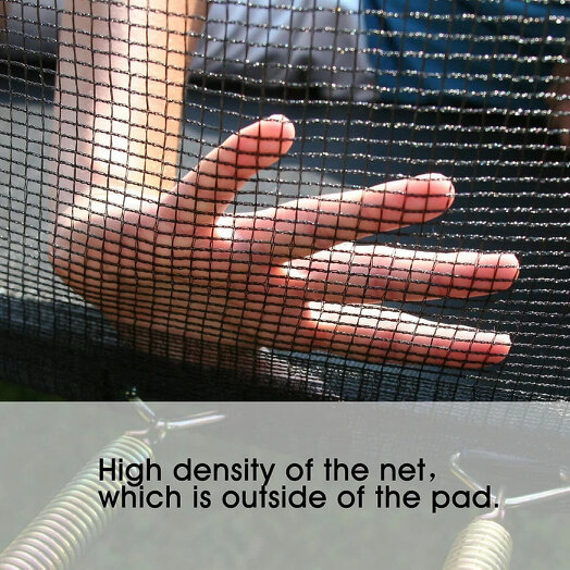 10ft Kids Trampoline with safety enclosure