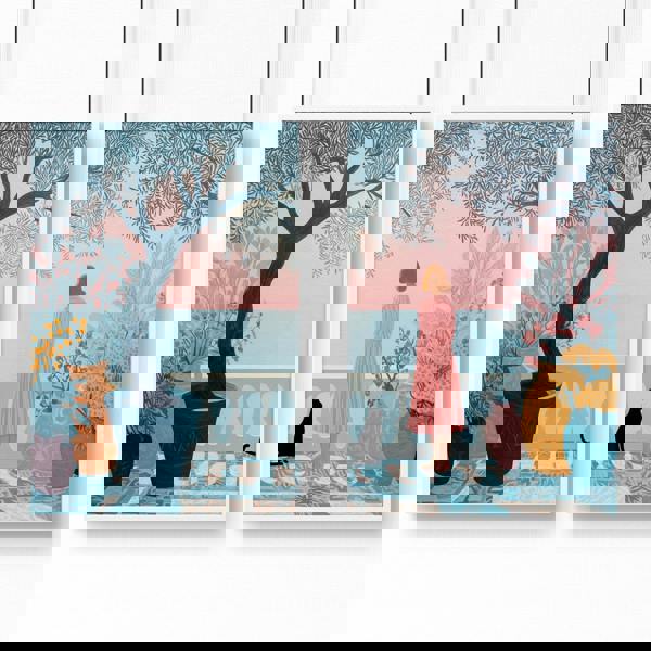 Wall Decor Hallway | Set of 2 Italian Lifestyle Wall art Prints