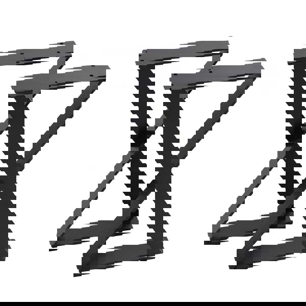 Industrial Heavy Duty X Shape Iron Table Legs Living and Home