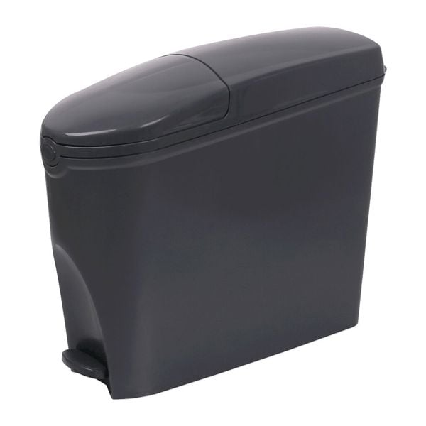 ProWashroom Sanitary Bin 20L Slimline Washrooms Toilets Hygienic Disposal Pedal Container Bins for Female Ladies And Baby Hygiene Products
