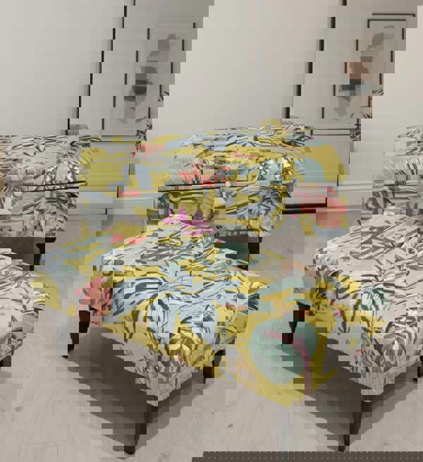 Upholstered Storage Ottoman Footstool with Memory Foam Cushion - ISTOOLS