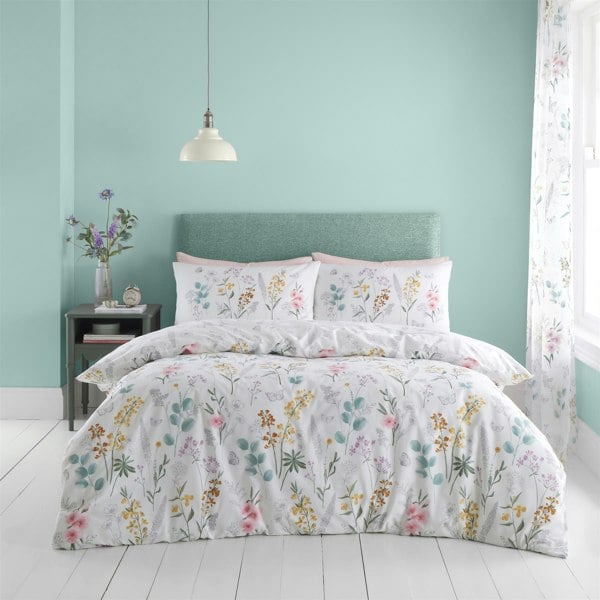 Catherine Lansfield Emilia White Duvet Cover Set