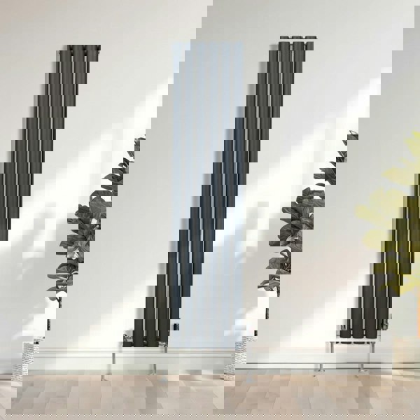 Monstershop Oval Column Radiator – 1600mm x 360mm – Anthracite Grey