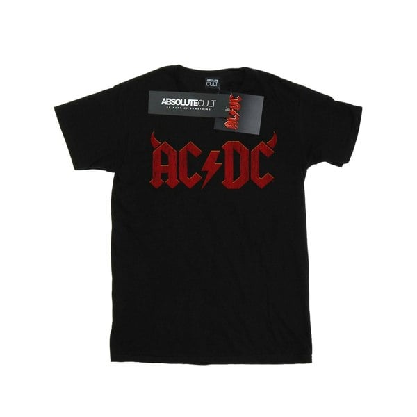 AC/DC Mens Horns Logo T-Shirt - Black