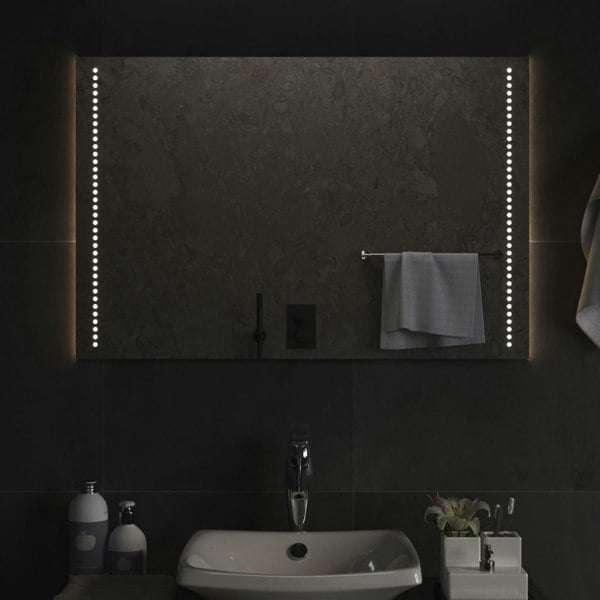 Berkfield LED Bathroom Mirror 60x90 cm