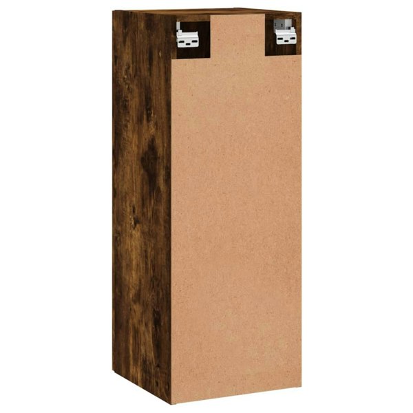 Berkfield Wall Mounted Cabinet Smoked Oak 34.5x34x90 cm