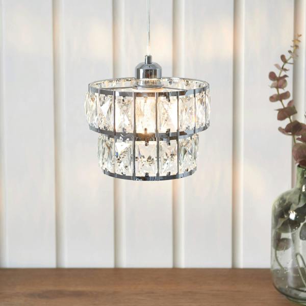Pagazzi Lighting Darla Clear Ceiling Pendant Shade