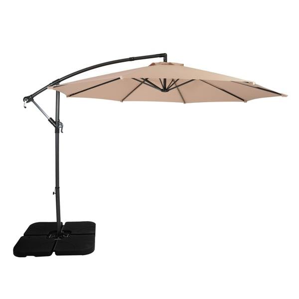 Jardi Cantilever Parasol 3m With Square Base – Beige
