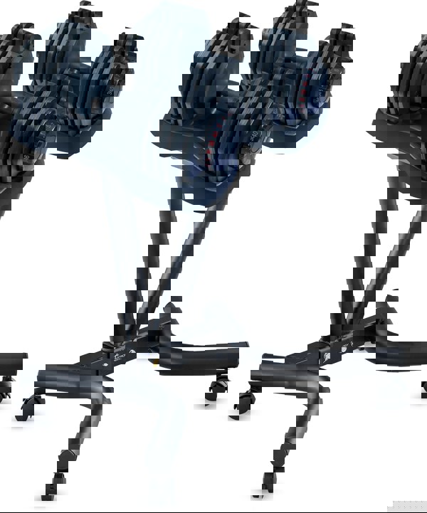 Strongology 40kg Adjustable Dumbbell Pair with Free Durable Steel Adjustable 40kg Dumbbell Floor Stand