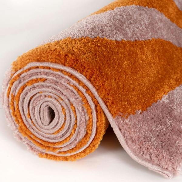 Joli Striped Orange & Pink Rug | 9260